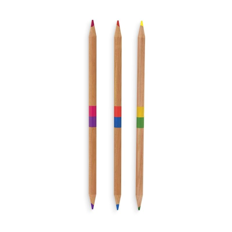 Ooly 2 Of A Kind Double Ended Coloured Pencils - Set of 12